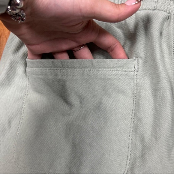 Athleta Women’s Utility Jogger Pants XL Sage Green Cotton Stretch Casual - Picture 6 of 14